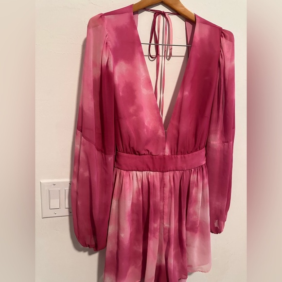 Toccin x RTR Pink Tie Dye Romper Sz 12 - Picture 4 of 10
